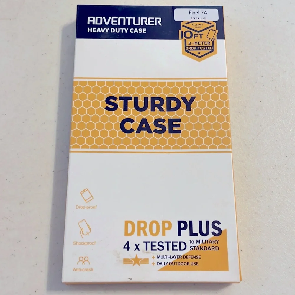 NIB Pixel 7A Navy Blue Adventurer Heavy Duty Case